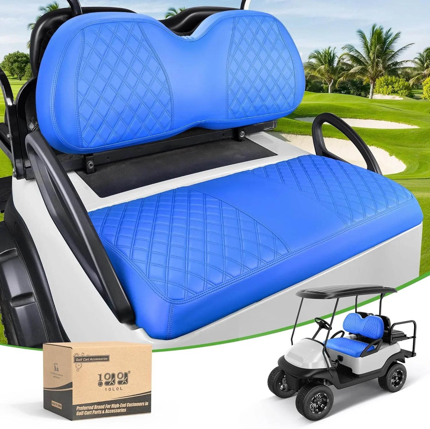 Club Car Golf Cart Seat Covers — DS & Precedent | Custom Fit Sets