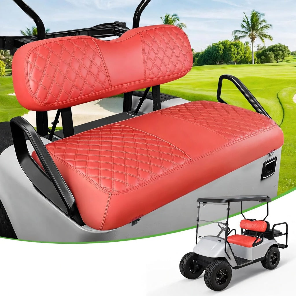 EZGO Golf Cart Seat Covers — TXT, RXV & Marathon | Custom Fit Sets