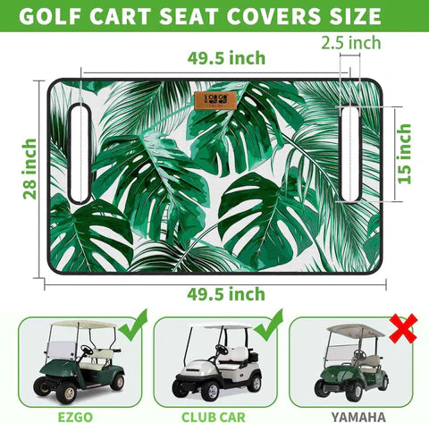 Golf Cart Blanket Seat Covers — Universal Fit for EZGO & Club Car