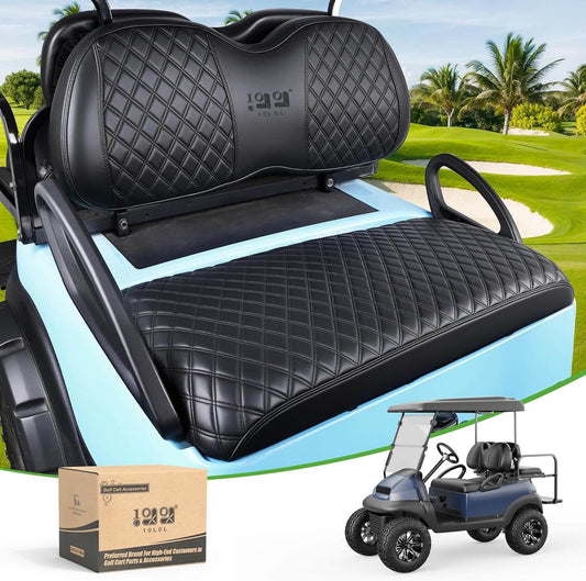 Club Car Precedent Golf Cart Front Seat Covers — Memory Foam, Waterproof
