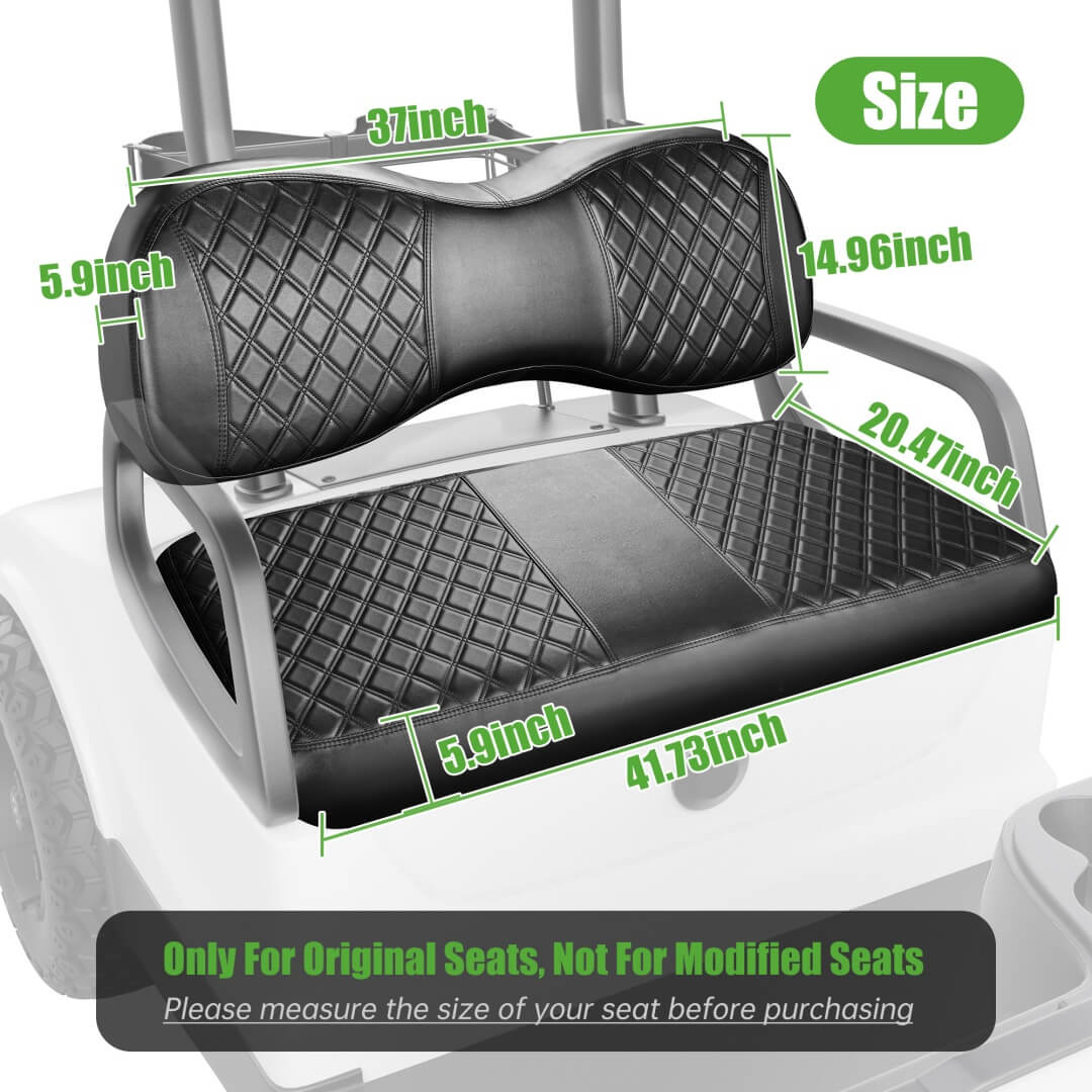 Yamaha Golf Cart Seat Covers — Fits G29, Drive & Drive 2 | 2-Piece Set