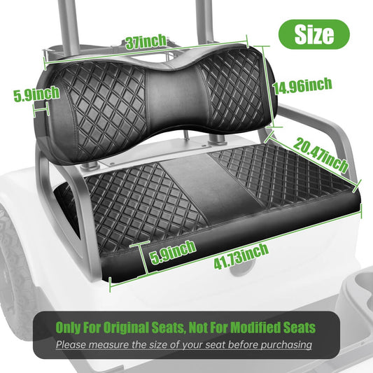 Yamaha Golf Cart Seat Covers — Fits G29, Drive & Drive 2 | 2-Piece Set
