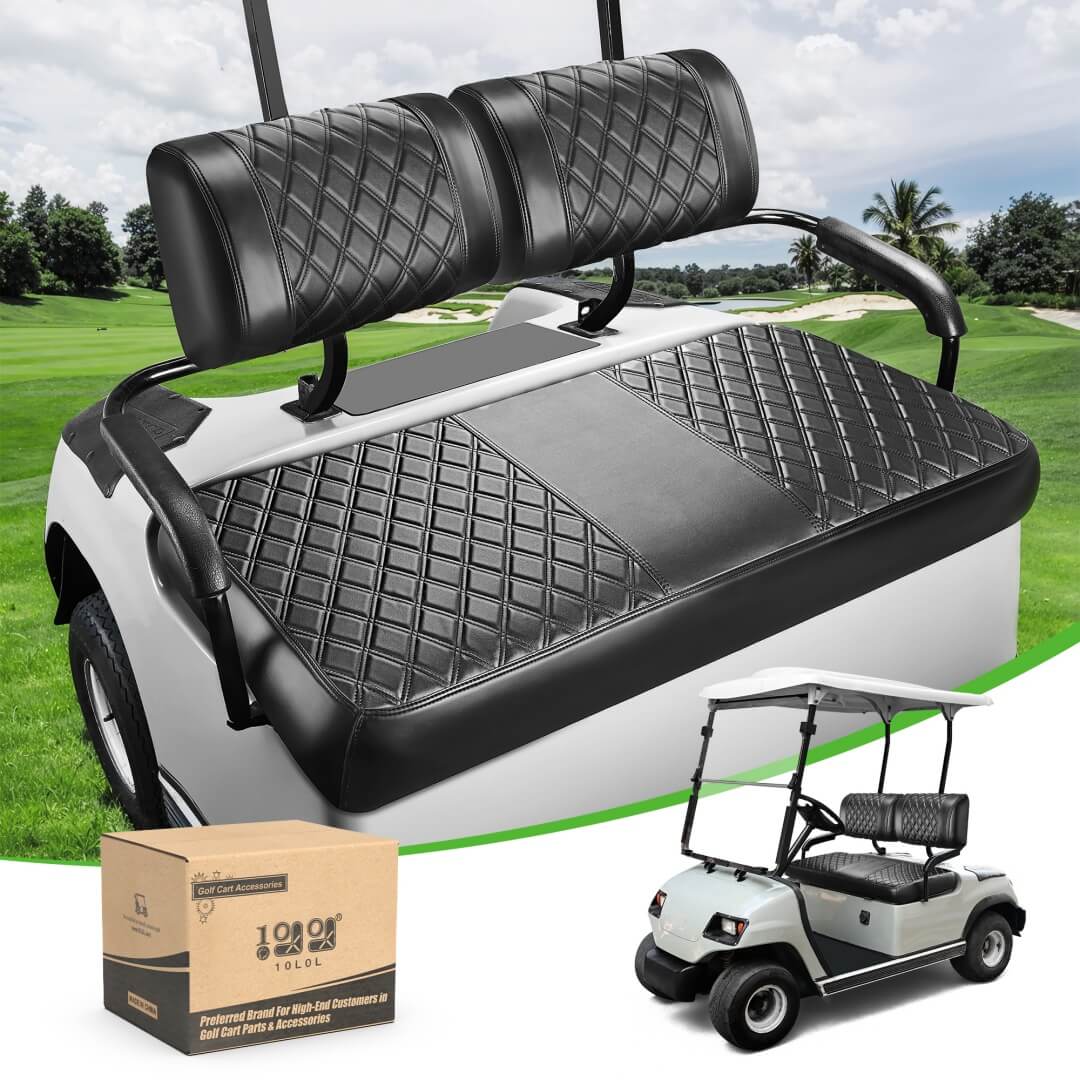 Yamaha Golf Cart Seat Covers — Fits G2-G22 G-Series | Vinyl 3-Piece Set