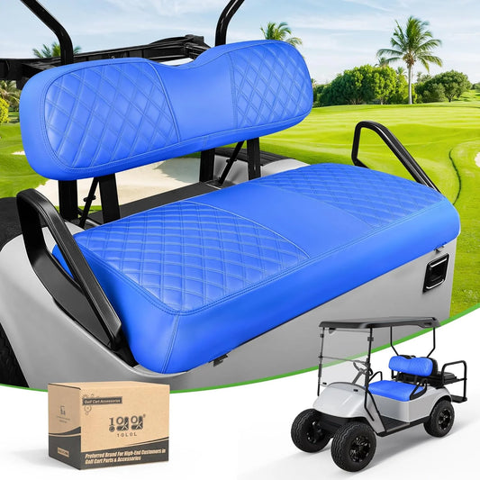 EZGO TXT Golf Cart Front Seat Covers — Memory Foam, Waterproof Set