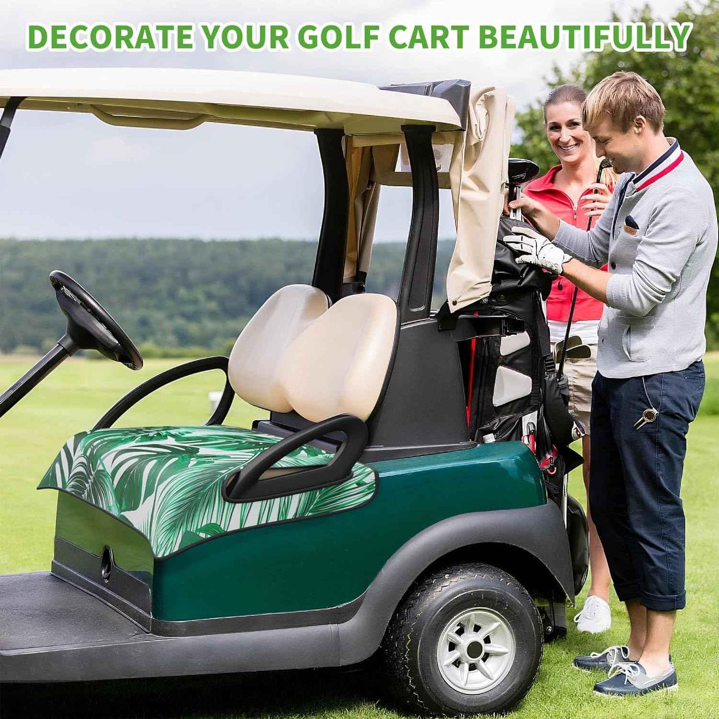Golf Cart Blanket Seat Covers — Universal Fit for EZGO & Club Car