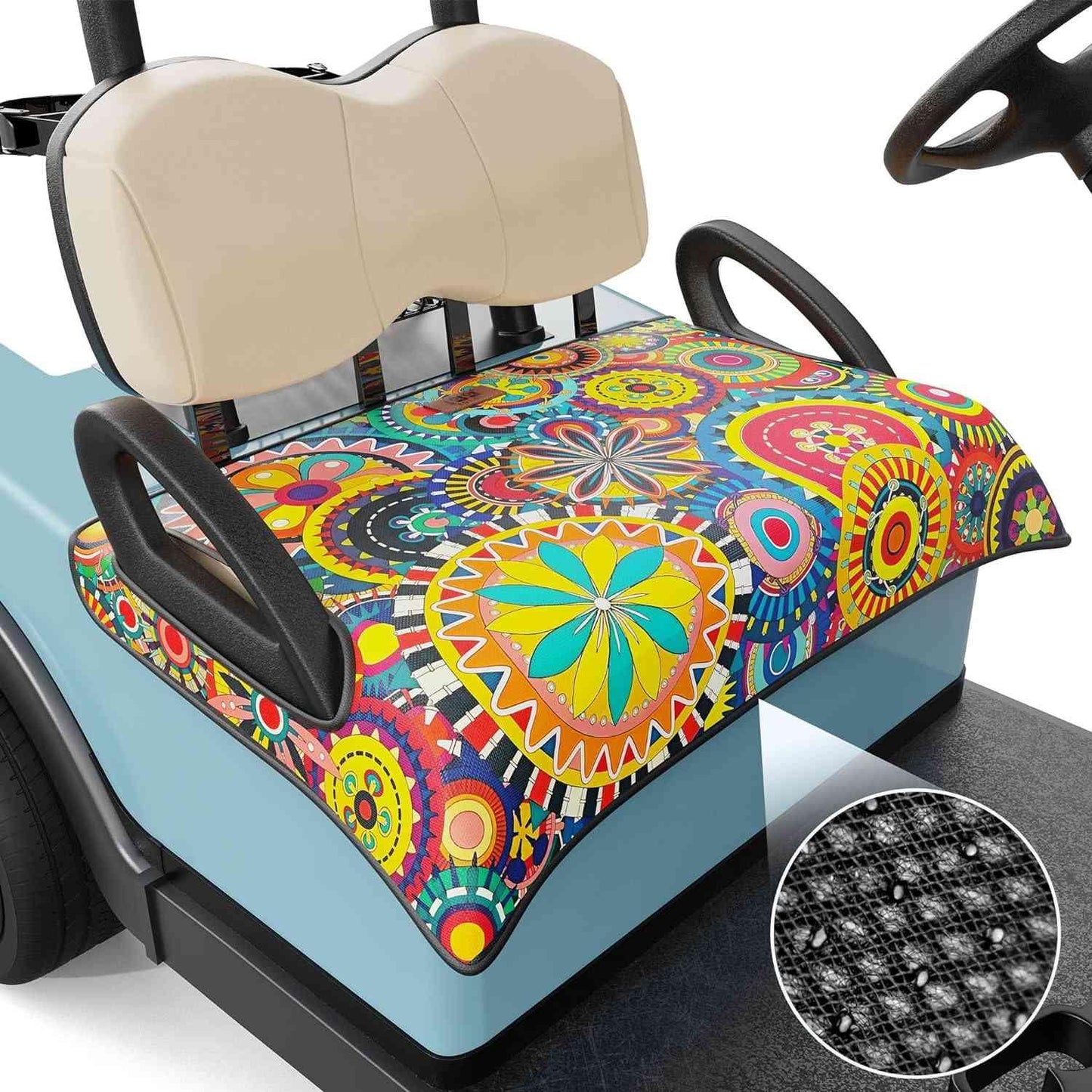 Golf Cart Blanket Seat Covers — Universal Fit for EZGO & Club Car