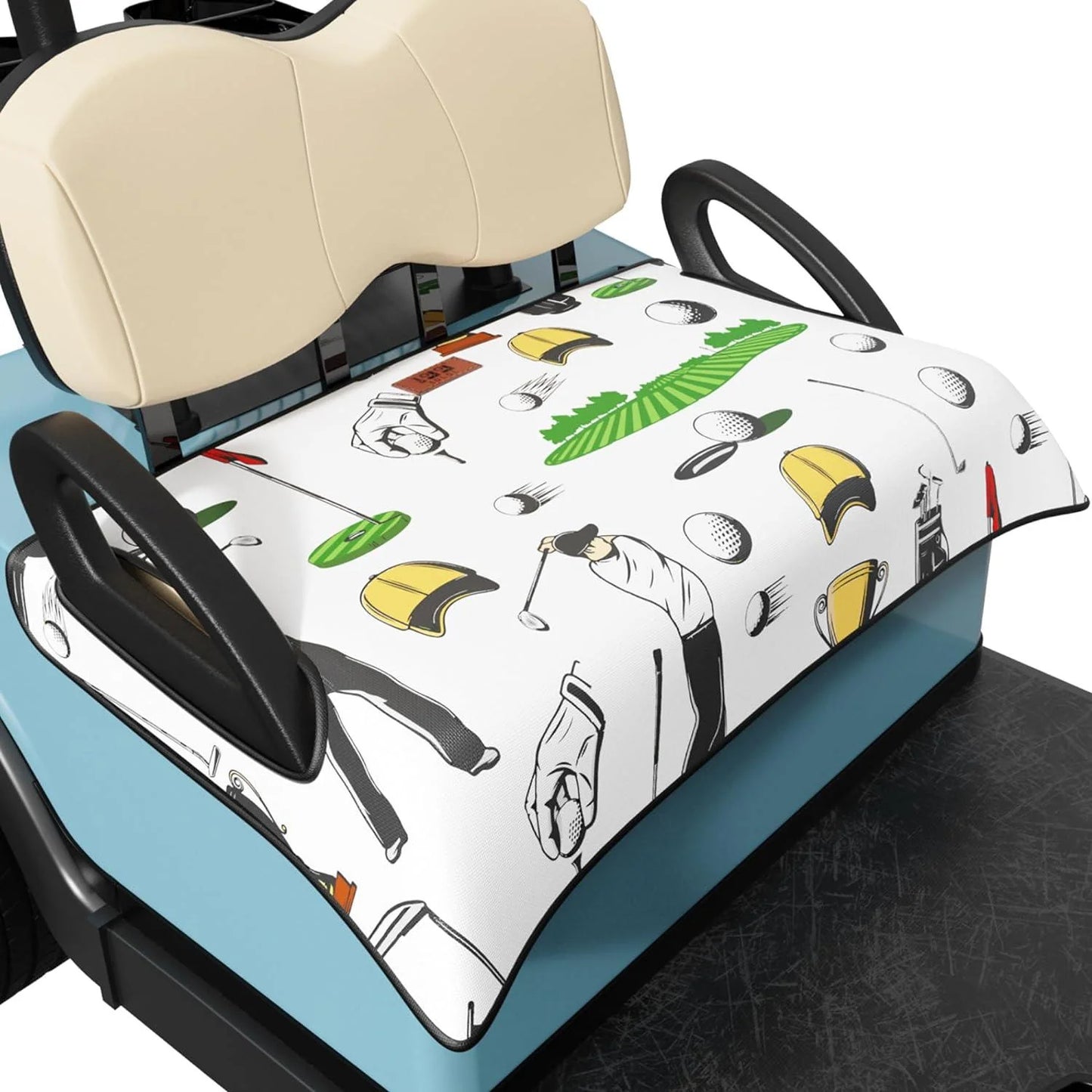 Golf Cart Blanket Seat Covers — Universal Fit for EZGO & Club Car